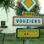 Vouziers is a large town west of Grandpre in the