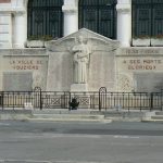 Town Hall in Vouziers with World War 1 and 2