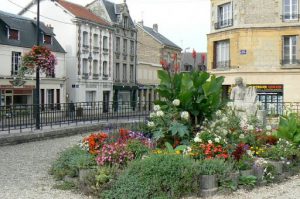 Vouziers is a 'flower city' as can be seen