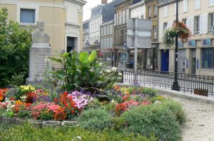Vouziers is a 'flower city' as can be seen