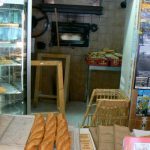 Oven and bread in the boulangerie (bakery)