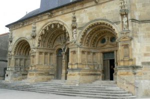 Front facade of Church of St Maurille