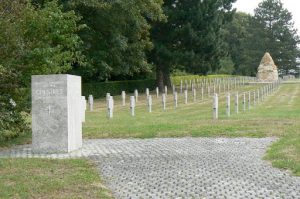 The Chestres National cemetery is unusual in that it contains