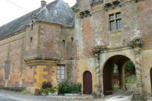 Entrance to the former Grandpre Castle built by the Joyeuse