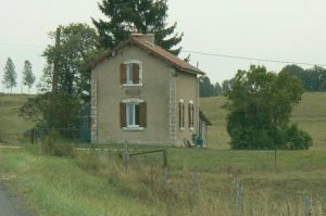 Argonne-Meuse Region: Landres village remote little farm house