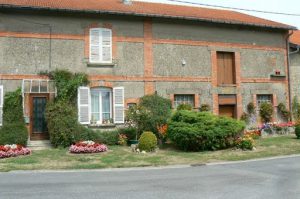 Argonne-Meuse Region: Village of Marcq house-barn