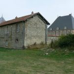 Argonne-Meuse Region: Village of Marcq elegant mansion with carriage house