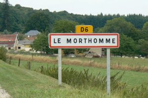 Argonne-Meuse Region: Village of Le Morthomme, a fitting name for