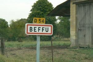 Argonne-Meuse Region: Village of Beffu is very tiny but in