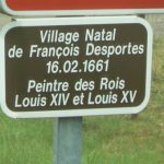 Argonne-Meuse Region: Champigneulle historic marker: birthplace of Francois Desportes,