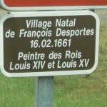 Argonne-Meuse Region: Champigneulle historic marker: birthplace of Francois Desportes,