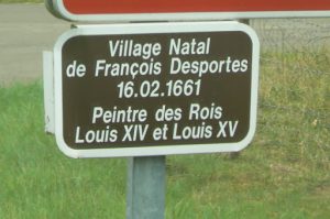 Argonne-Meuse Region: Champigneulle historic marker: birthplace of Francois Desportes,