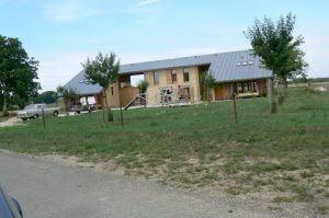 Argonne-Meuse Region: Champigneulle, interesting modern house with three separate