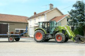 Argonne-Meuse Region: Champigneulle village with modern equipment