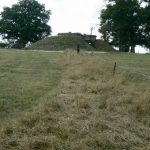 Water storage tanks on a hill overlooking St Georges