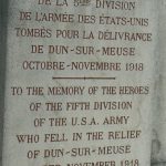 Pedestal of the monument dedicated to World War 1.