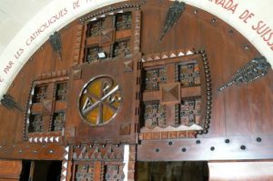 Entry door to the ossuary