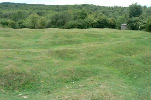 Adjacent to the French National Cemetery are some acres of