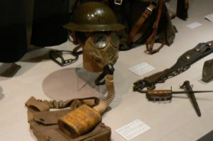 Fleury-devant-Douaumont Museum: necessities of war against poisonous gas weapons