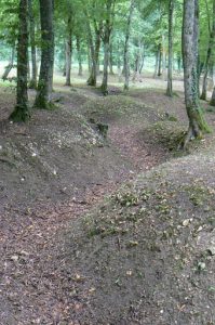 Trenches and battlegrounds of Souville