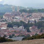 View of Verdun from the village of Faubourg