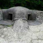 Scary close-up view of a Pamard casement in the memorial