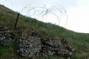 Original barbed-wire from the Vaux battle