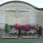 World War 1 memorial in a small Verdun area village