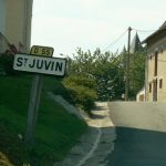 Leaving the village of St Juvin