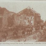 Vintage war photo of Montfaucon-d'Argonne village