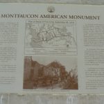 Argonne-Meuse Region: information plaque at American Monument in Montfaucon d'Argonne