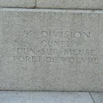 Argonne-Meuse Region: names of battle places and American Divisions at