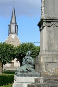 Argonne-Meuse Region: Montfaucon d'Argonne Village World War 1 memorial,