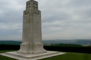 Argonne-Meuse Region: above Sivry-sur-Meuse Village on a high hill called