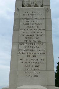 Argonne-Meuse Region: above Sivry-sur-Meuse Village on a high hill called