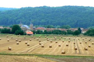 Romagne-sous-Montfaucon village is along the Meuse River