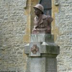 War memorial in Cunel village, Meuse valley