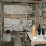 Reproduction of a German bunker with original artifacts.