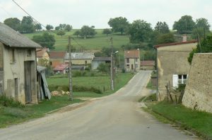 Meuse-Argonne region--village of Landres, now peaceful, once a raging battlefield