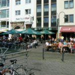 Cologne's oldest gay cafe, Verquer Cafe in Heumarkt Square