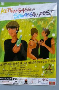 Poster for a street festival