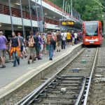 Trams (U-bahn) are efficient and frequent throughout Cologne. Athletes had