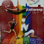 Poster for the OutGames in Antwerp in 2013