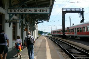 Many tourist start their cruise in Rudesheim, south of Koblenz