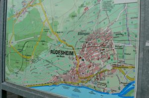 Street map of Rudesheim
