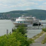 Cruise boat of the KD Line; Rudesheim to Koblenz is