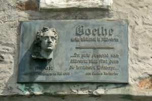 Goethe visited Rudesheim