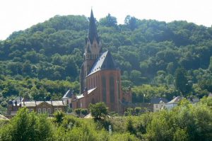 ? church is very tall and narrow