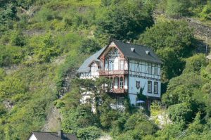 Beautiful half-timbered German style house, probably a guesthouse