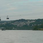 Cross-river cable cars in Koblenz